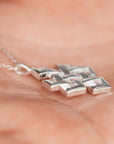 925 Sterling Silver Endless Buddhist Knot Buddhist Jewelry,Eternal Knot, Endless Knot Pendant, Eternity Knot