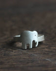 925 Sterling Silver Lucky Elephant Ring