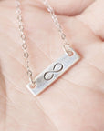 925 Sterling Silver Infinite Love Infinity NECKLACE, silver Dainty Necklace, Infinite Love,Gift For Her