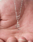 925 sterling silver fearless Rune necklace Parabatai Rune necklace bestfriend gift, daught birthday jewelry,