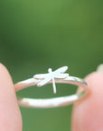 925 sterling silver Dragonfly ring