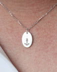 925 sterling silver anchor necklace, Anchor Choker Necklace, Silver Necklace, Layering Jewellery, Dainty Necklace,Silver Nautical Jewelry