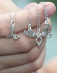 Set of 4,  925 sterling silver Power runes necklace,Parabatai Rune necklace,Healing runes necklace,Love Rune jewelry geek jewelry