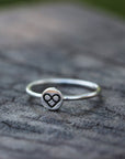 infinite ring,infinite love jewelry,Infinity jewelry,Dainty ring,gift for her