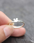 Silver Squirrel Ring,Solid .925 silver animal ring squirrel lover jewelry