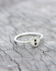 silver Semicolon ring,silver heart dot ring,heart  Semicolon ring,silver heart ring,dainty ring,Your Story Isn't Over