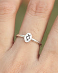 silver Inguz Rune ring,ingwaz ring,ingwaz rune ring,Viking Rune ring,wiccan jewelry,rune jewelry,alphabet jewelry