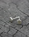 silver tiny round stud earrings,silver dot earrings,Tiny Stud Earrings,Minimalist jewelry