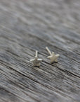 925 sterling silver Minimalist tiny star stud earrings,star earrings,geometric earrings,unisex earrings