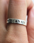 Fall Down Seven Times Stand Up Eight,Motivational ring,motivational quotes jewelry,silver dainty ring,gifts idea for her,for him