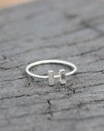 Music player symbol ring,sterling silver ring,dainty rings,Music Gift,Teacher Gift,silver rings,music lover jewelry,I love music,gift idea