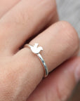 Silver Squirrel Ring,Solid .925 silver animal ring squirrel lover jewelry