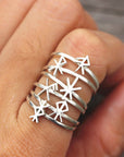 silver bind Rune ring,925 sterling silver,Energy rune,Safe Travel,good luck jewelry,courage rune,protection rune jewelry,Runic runes,Viking,