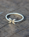 925 sterling silver moon ring,dainty moon ring,Moon phases ring,Crescent Moon Ring,celestial jewelry,Minimalist jewelry