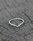 V Shaped ring,Popular Chevron ring, silver chevron ring,simple ring,midi ring, women ring,bridesmaid gift,