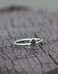 dainty silver ring, silver pine tree ring,CUSTOM tree ring,life of tree ring,Evergreen Tree ring,Statement Ring,Wedding Gift,