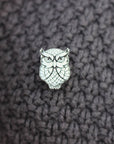 sterling silver lucky owl brooch
