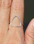 sterling silver geometric ring,jewelry,Triangle Ring,Modern jewelry,Minimal Ring,dainty silver ring,everyday jewelry