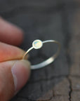 sterling silver fire opal ring,tiny Opal Ring,adjustable ring,fire Opal Gemstone Ring,October ring,boho jewelry,dainty stackable jewelry