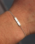 sterling silver bar bracelet Semicolon bracelet,Dot & comma bracelet,SUICIDE AWARENESS jewelry,everyday bracelet,Your Story Isn't Over
