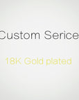 Upgrade color plated,custom 18k gold plated