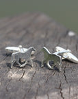 925 sterling silver horse CuffLinks Wedding Gift for Husband, Custom Cufflinks for Him