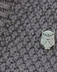 sterling silver lucky owl brooch