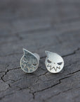 925 sterling silver Soul Eater stud earrings