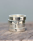 925 sterling silver Power runes ring,Parabatai Rune ring,silver ring,rings,Healing runes ring,Love Rune ring,dainty rings,silver rune rings