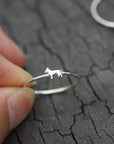 sterling silver bull terrier ring,silver dog ring,rings,Animal Rings,animal lover jewelry,beagle jewelry,Dog Lover Gift
