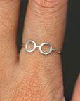 Glasses Ring, Sterling SilverRing,Glasses Ring Silver,Eyeglasses ring,sunshades ring,Summer ring
