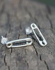 silver Safety Pin stud earrings,sterling silver Pin earrings,pin Warp earrings,Stick,Open,Closed,unisex,minimal ring,rings,Dainty jewelry