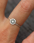 925 silver Star Of Chaos ring,Chaos Star Ring,Chaos Signet Ring,Wheel of Chaos jewelry,magic star ring,inspried jewelry,mordern ring