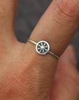 925 silver Star Of Chaos ring,Chaos Star Ring,Chaos Signet Ring,Wheel of Chaos jewelry,magic star ring,inspried jewelry,mordern ring