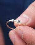 925 Sterling silver Kissing Fish ring,dainty silver Pisces ring,Ocean Ring,dainty minimalist jewelry,Wedding gift,Valentine's Day gift