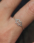 puzzle ring silver,tiny ring,We Just fit jewelry,ring,Autism Awareness,silver dainty ring,puzzle ring,silver puzzle jewelry,valentine gift
