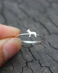 sterling silver Pitbull ring,silver dog ring,rings,Animal Rings,animal lover jewelry,beagle jewelry,Dog Lover Gift