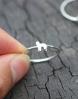 sterling silver Labradoodle ring,silver dog ring,rings,Animal Rings,animal lover jewelry,beagle jewelry,Dog Lover Gift