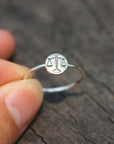 sterling silver Libra ring,Scales of Justice ring,balance ring,balance jewelry,Zodiac Ring