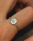 925 silver Star Of Chaos ring,Chaos Star Ring,Chaos Signet Ring,Wheel of Chaos jewelry,magic star ring,inspried jewelry