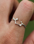 925 sterling silver Sagittarius ring,Sagittarius jewelry,star ring silver,Zodiac Ring,Astrology Sign Ring,Fine Silver Ring,handmade jewelry