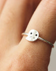 ghost ring,Spooky ring,solid 925 silver Halloween Jewelry