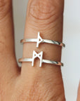 Personalized silver Rune ring,Custom Rune ring,protection rune jewelry,Fehu rune necklace,Berkano,Odal Rune,Elder Futhark,Norse Viking
