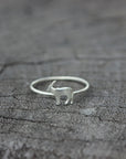 solid 925 silver saiga ring,sheep ring,goat ring,sterling silver ring,animal lover ring,Minimalist jewelry,dainty jewelry