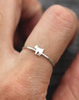solid 925 silver saiga ring,sheep ring,goat ring,sterling silver ring,ring,animal lover ring,Minimalist jewelry,dainty jewelry