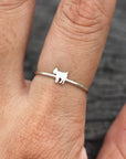 solid 925 silver saiga ring,sheep ring,goat ring,sterling silver ring,ring,animal lover ring,Minimalist jewelry,dainty jewelry