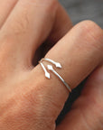 925 silver rhombus ring,Stacking silver Rings for Women,ring silver,diamond shape jewelry,adjustable jewelry,simple jewelry