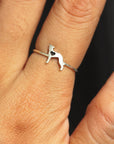 sterling silver Greyhound dog ring,Greyhound jewelry,silver family jewelry,rings,Animal Rings,animal lover jewelry,beagle jewelry,Dog Lover