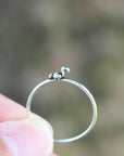 Silver midi Squirrel Ring,Solid 925 silver animal ring squirrel lover jewelry